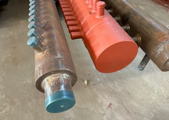 Hidrolik Fin Boiler Buhar Başlığı Isı Değiştiricisi Sıvı Dağıtım Başlığı