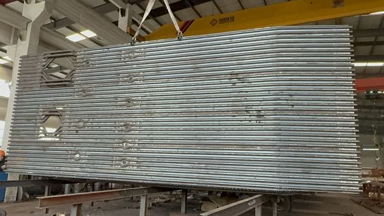 Ateş / Su tüpleri kazanı, alaşımlı çelik inşaatı ile yangın geçirmez duvar zarı
