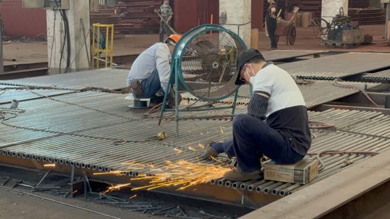 ISO/ASME/SGS Standart kaynak zarı duvar kazan parçaları Su duvar panelleri