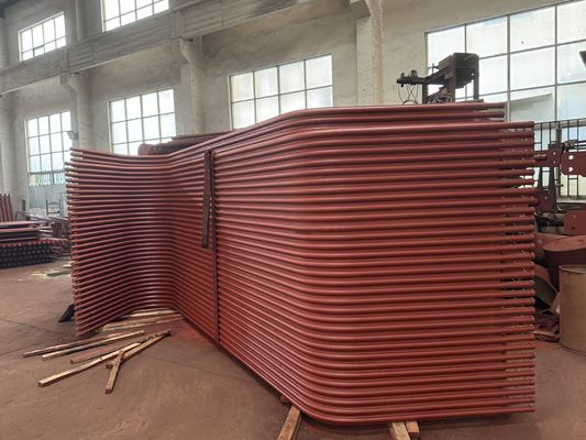 ISO/ASME/SGS Standart kaynak zarı duvar kazan parçaları Su duvar panelleri