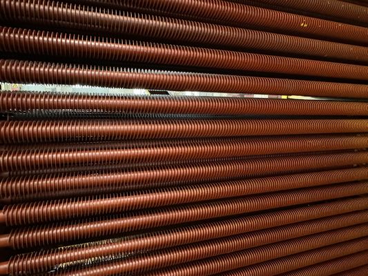 Özel Spiral Fin Tube 8-20Nos Fin per inç Paslanmaz Çelik Temel Tüp 1m-10m Uzunluk