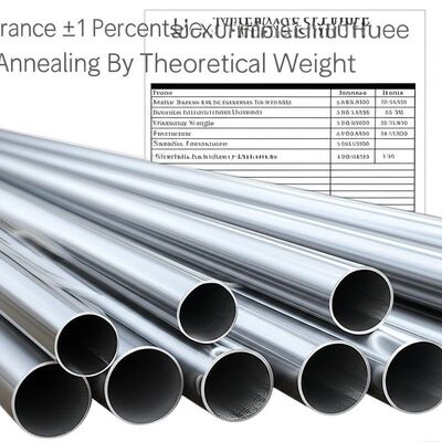 Tolerans % ±1 Boiler Steel Tube Annealing Heat Treatment Theoretical Weight Faturalandırma Endüstriyel Uygulamalar için Uygun